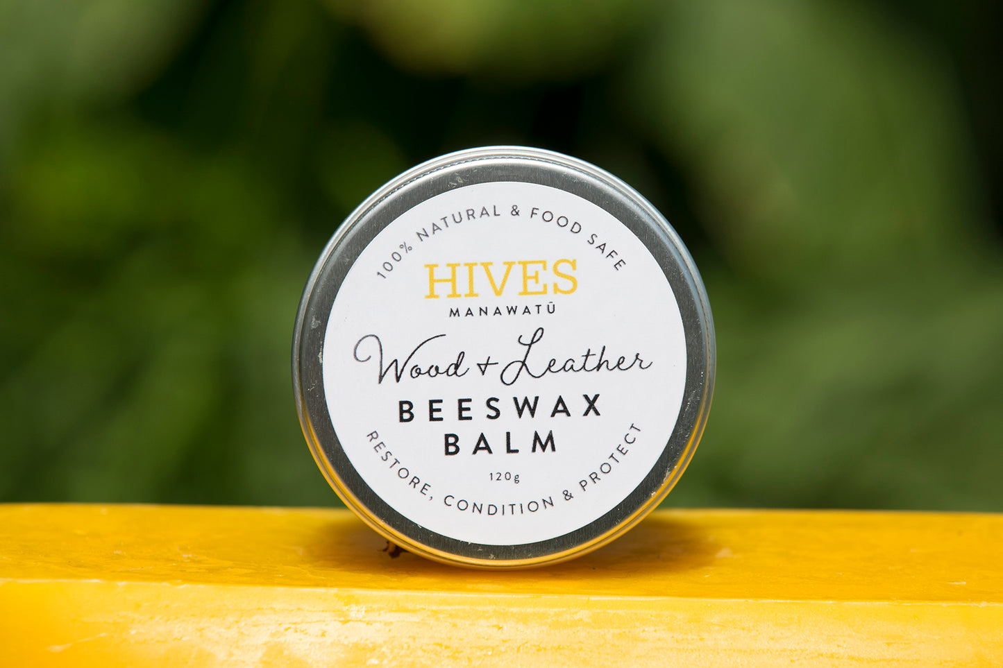 Wood & Leather Beeswax balm